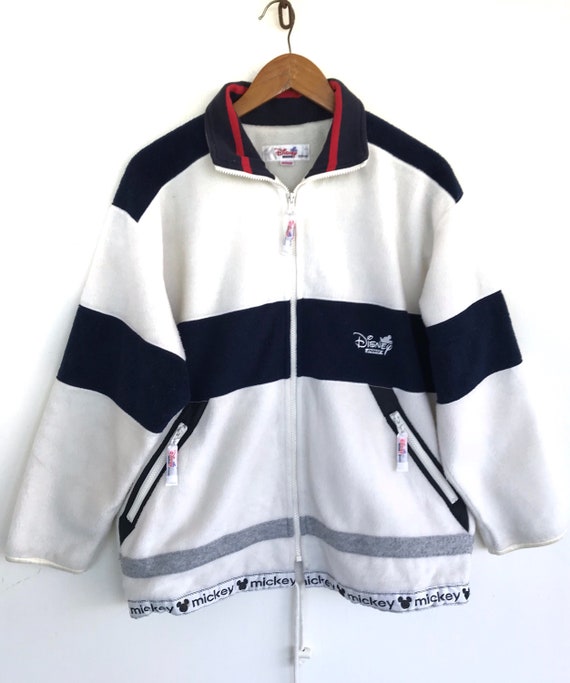 Mickey Mouse sweater fleece jacket vintage mickey… - image 2