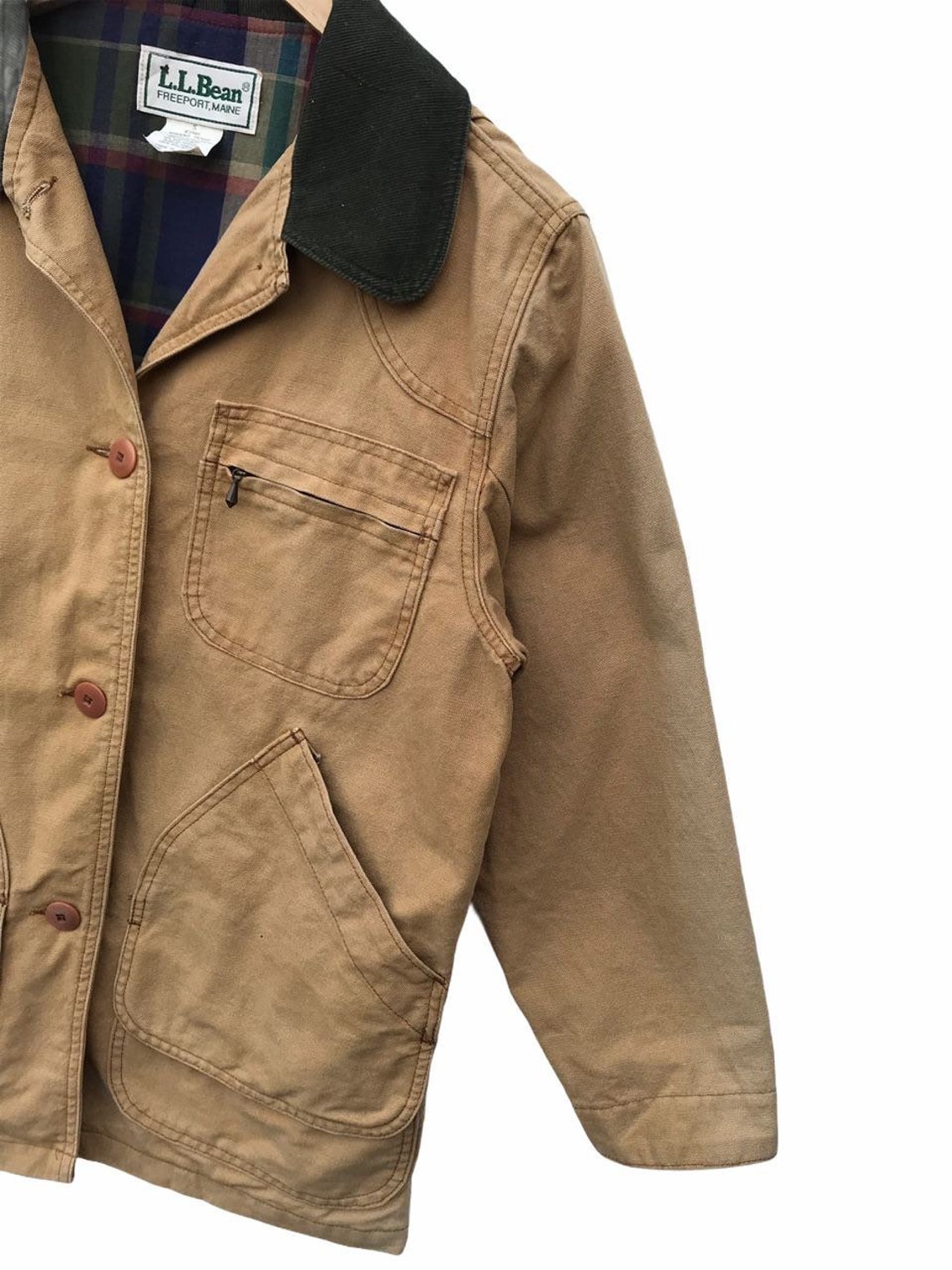 LL Bean Women Jacket Vintage LL Bean Chore Jacket LL Bean Made Etsy