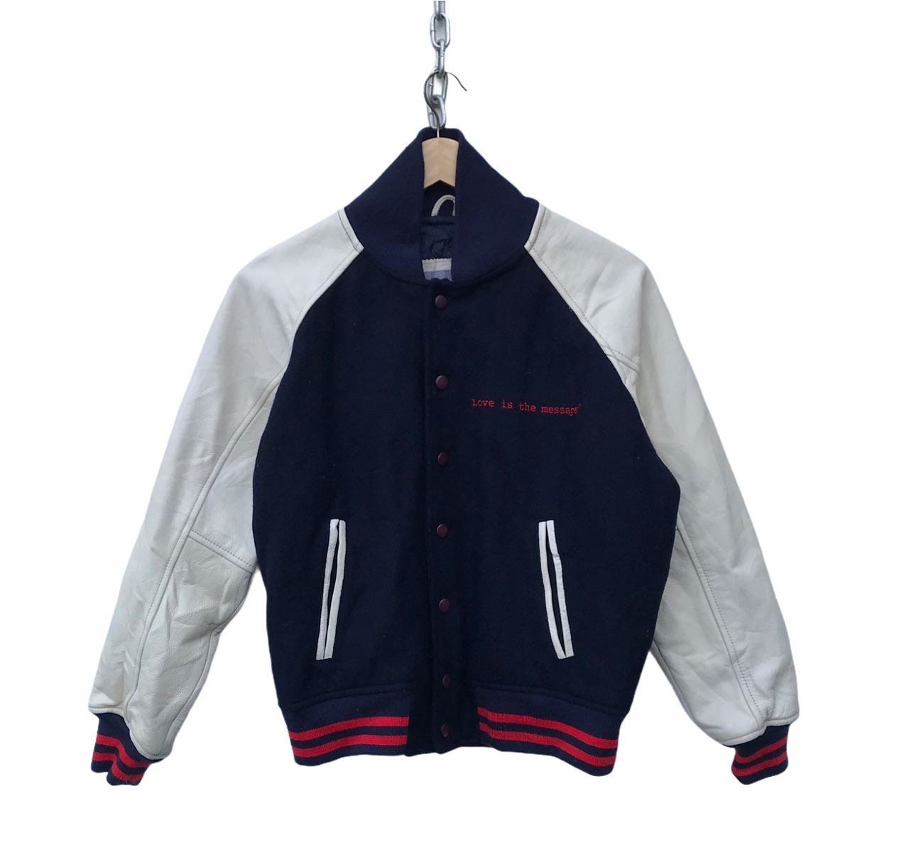 Vintage Love is Message Varsity Jacket 