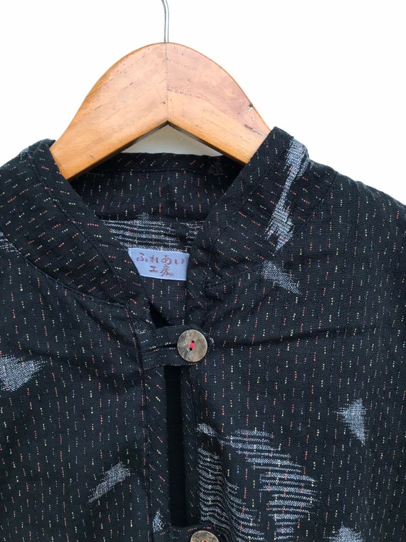 Chaqueta tradicional japonesa vintage Chaqueta hecha en Japon Patchwork Boton de madera Haori Ropa tradicional Mediana consulte las medidas Etsy Mexico