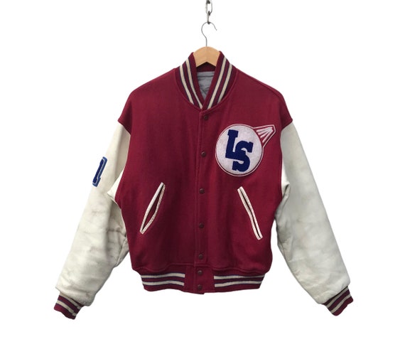 Vintage Longshot Varsity Jacket 90s Longshot Varsity … Gem