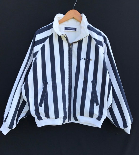 Nautica Jacket Vintage Nautica Stripe Riversible J