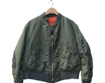 Vintage 90s Alpha Industries USA Air Forces Flying Reversible 