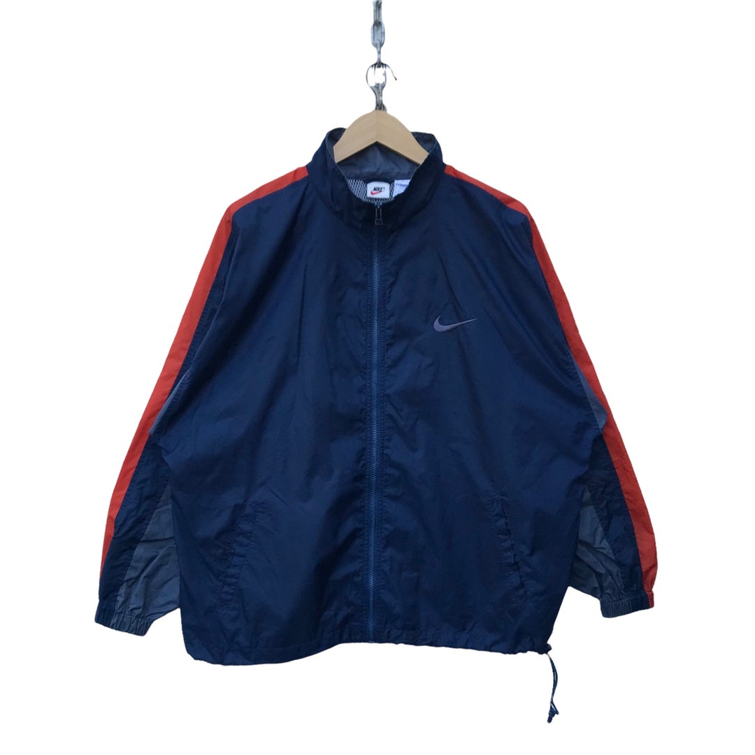 Dark blue nike windbreaker cheap