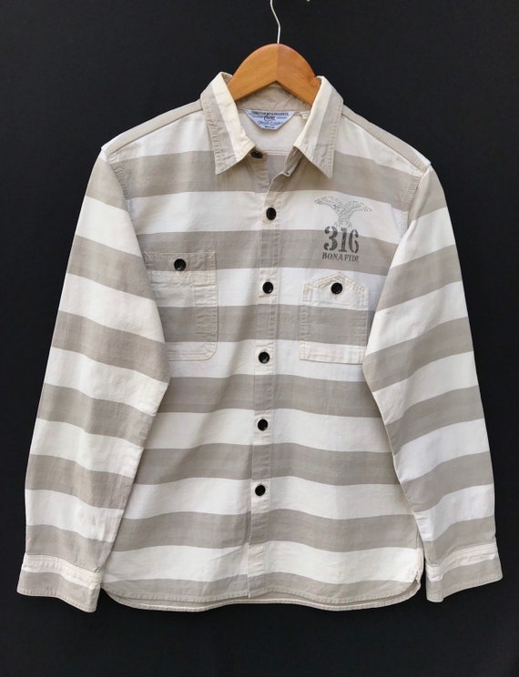 Engineered Garments Button Ups Japanese Brand Stripe Shirt Vintage