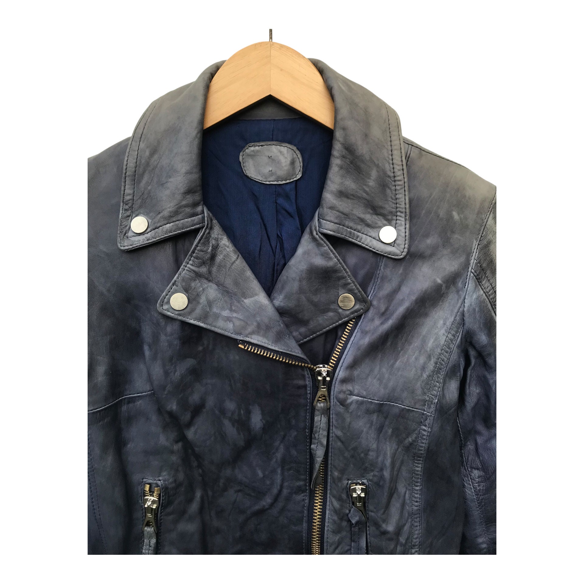 Vera Pelle Leather Jacket Vintage Vera Pelle Women Double