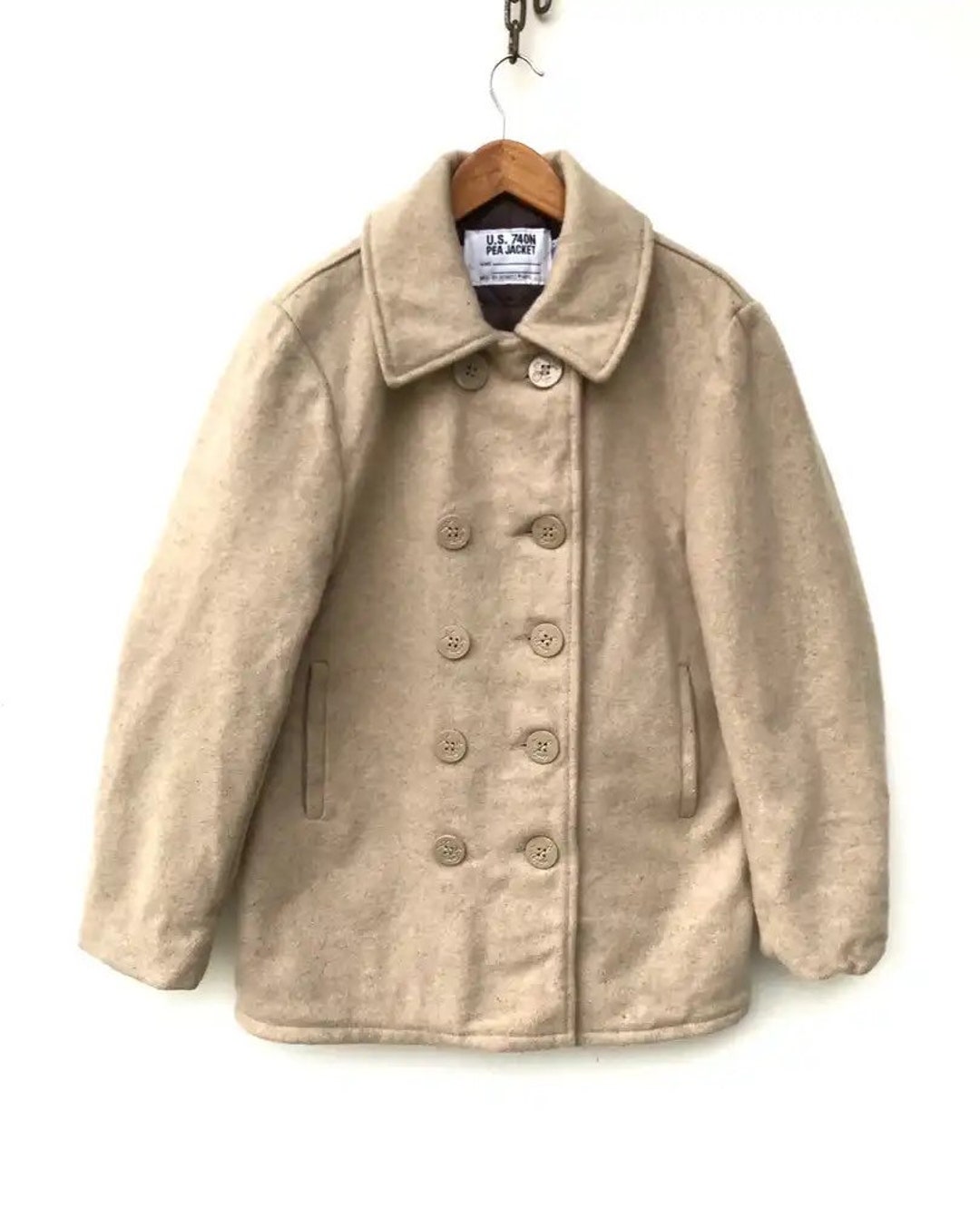 Vintage Schott Pea Coat Schott Double Breasted Jacket Made in - Etsy