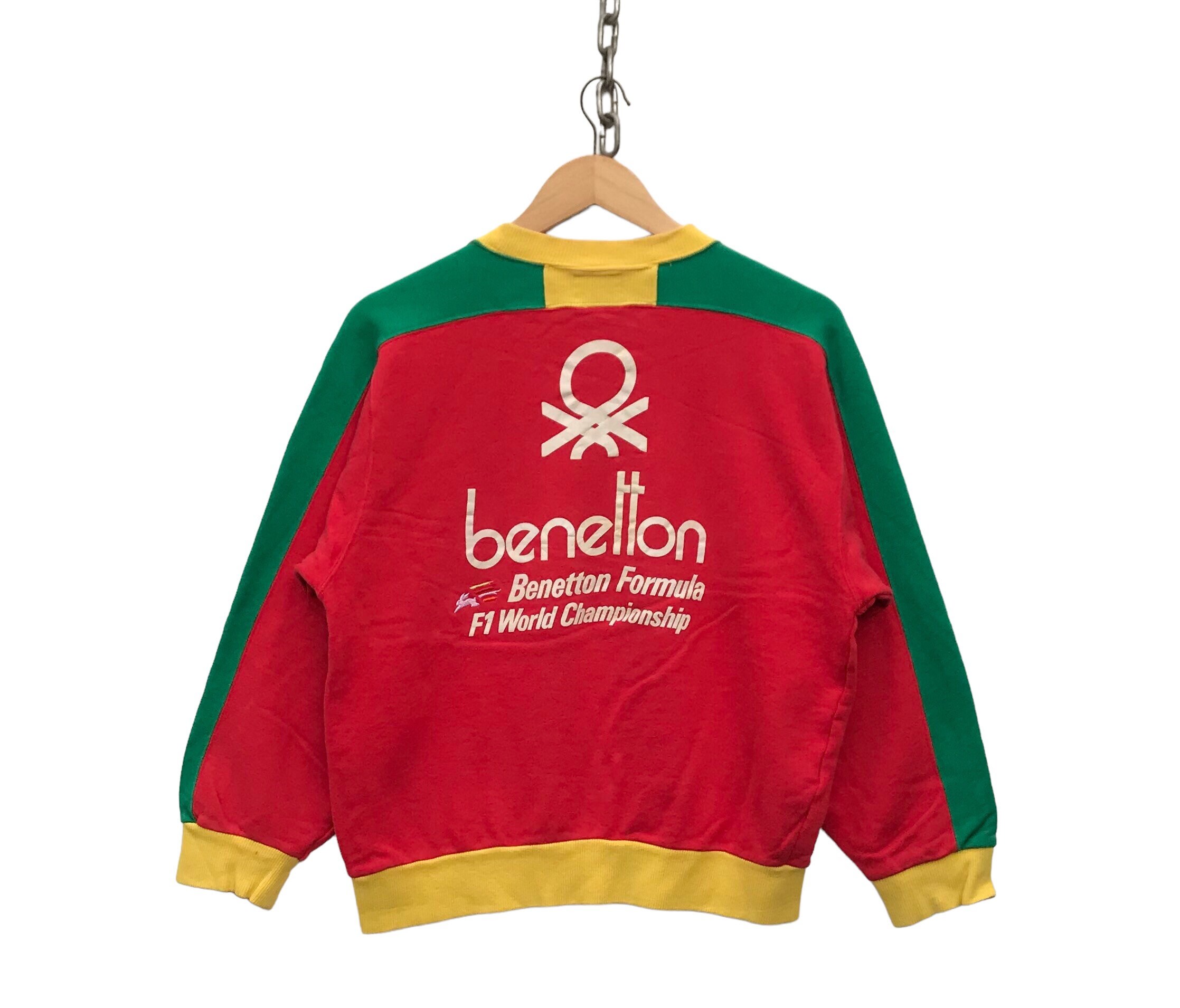 Geschikt Veel Groenteboer Vintage Benetton Sweatshirt Benetton Formula One Sweater - Etsy Denmark