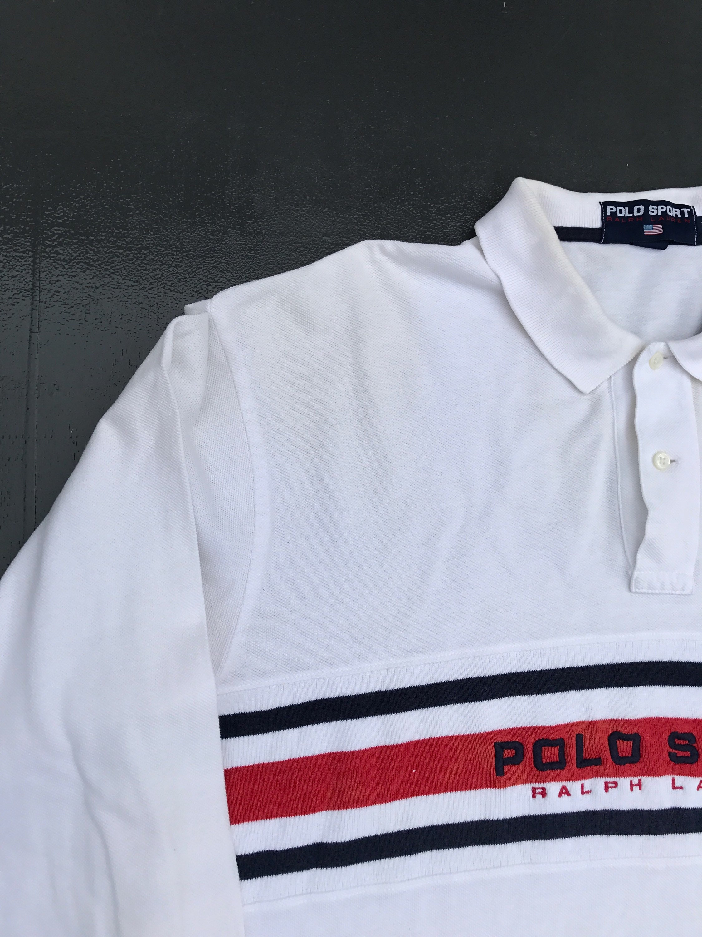 Polo sport Longsleeve vintage polo sport big logo Polos by | Etsy