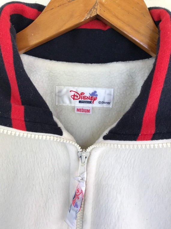 Mickey Mouse sweater fleece jacket vintage mickey… - image 3