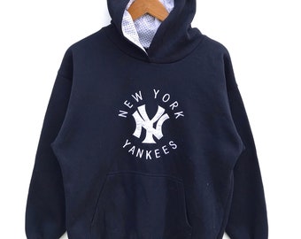 NY Yankees Hoodie Vintage New York Yankees Jacket NY Yankees Sweater New York Baseball Jacket S size Made in Australia (refer measurements)