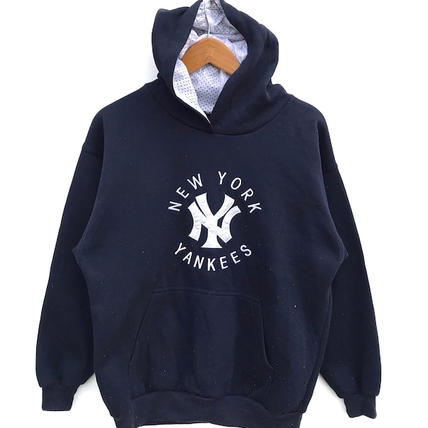 NY Yankees Hoodie Vintage New York Yankees Jacket NY Yankees Sweater New York Baseball Jacket S size Made in Australia (refer measurements)