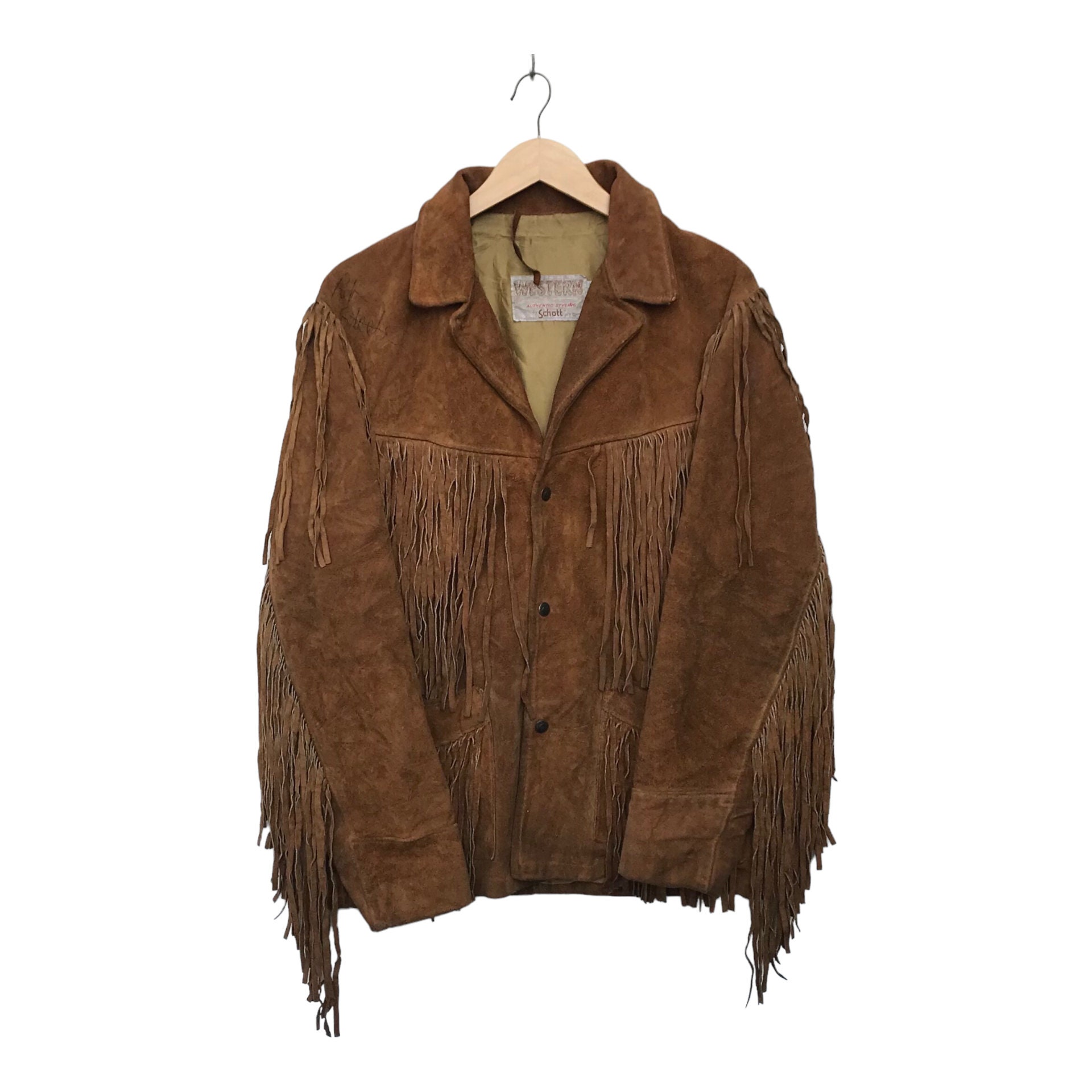 Schott Suede Jacket - Etsy Schott Suede Jacket - Etsy