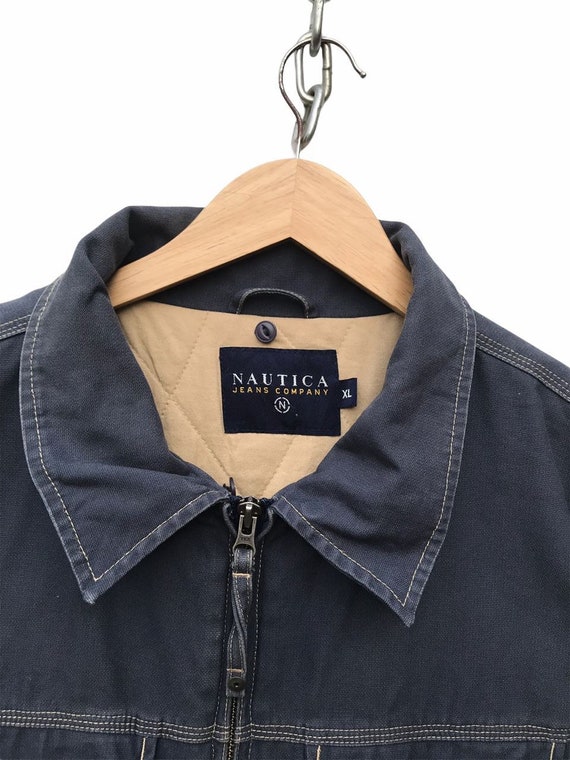 Nautica Jacket Vintage Nautica Multipocket Heavy Jacket Fasion Streetwear  Casual Hip Hop Jacket Size Labelled XL refer Measurements - Etsy