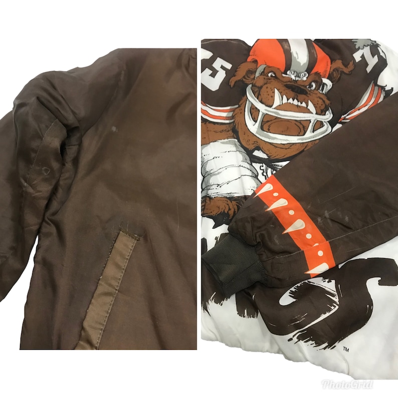 Vintage Cleveland Browns Chalk Line Dawgs Jacket Cleveland Nfl Football