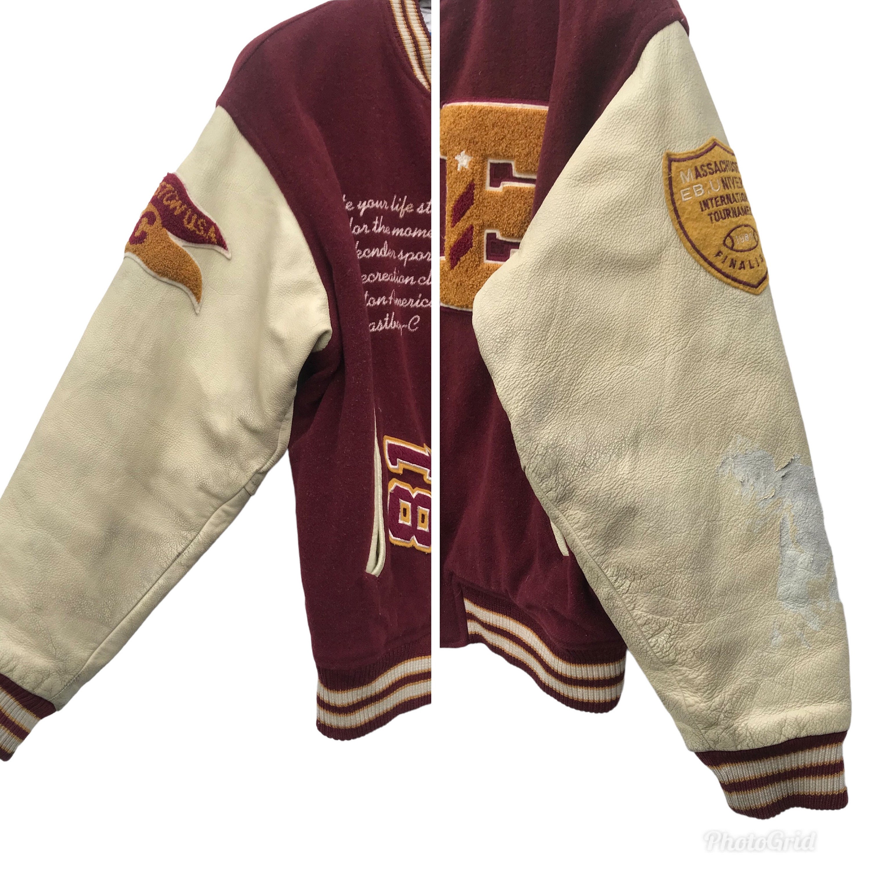 Vintage East Boy Varsity Jacket 90s East Boy Varsity Jacket Vintage East Boy Varsity Jacket 90s East Boy Varsity Jacket