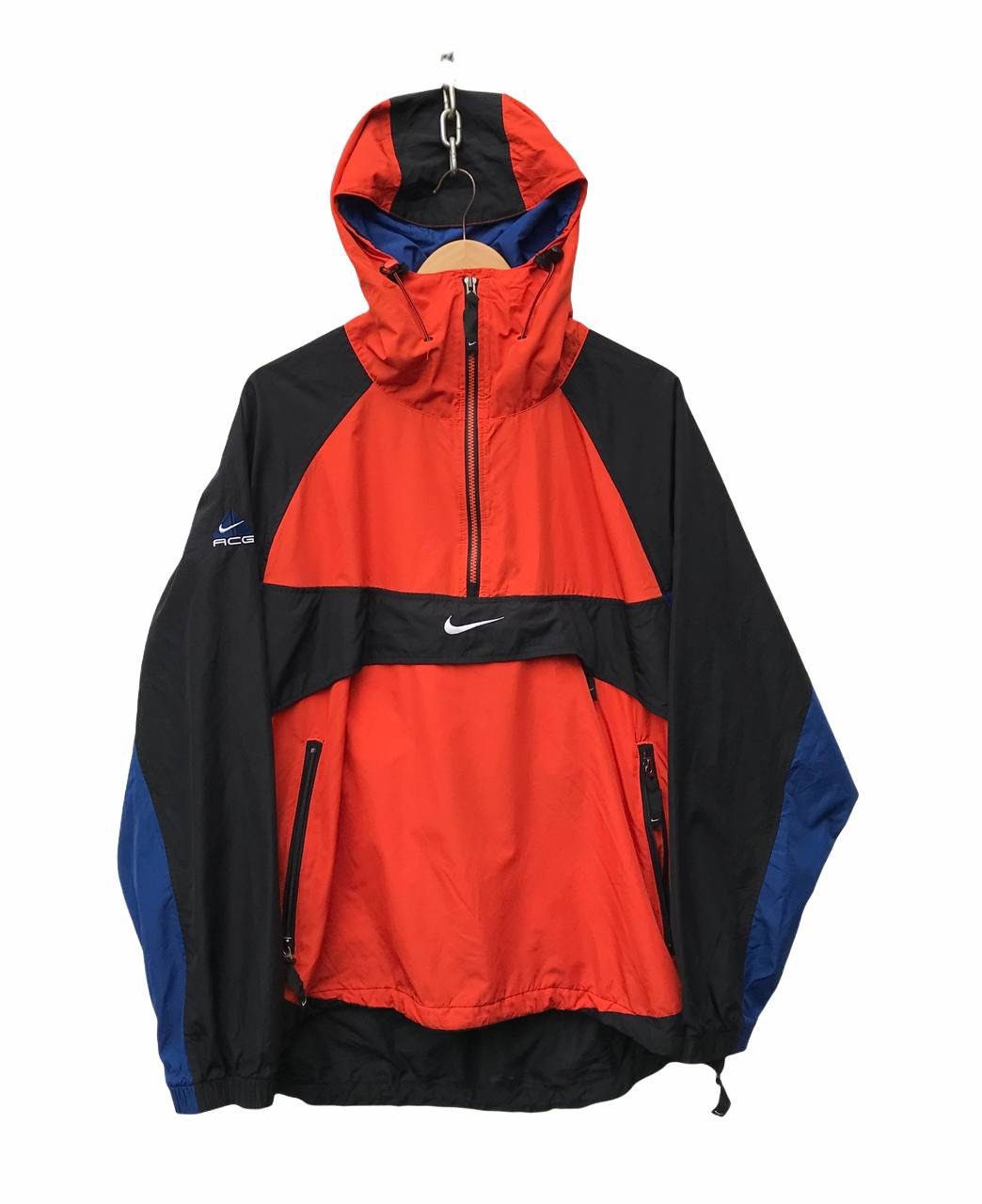 Nike Acg Anorak Vintage Nike Acg Windbreaker Sudadera Etsy España