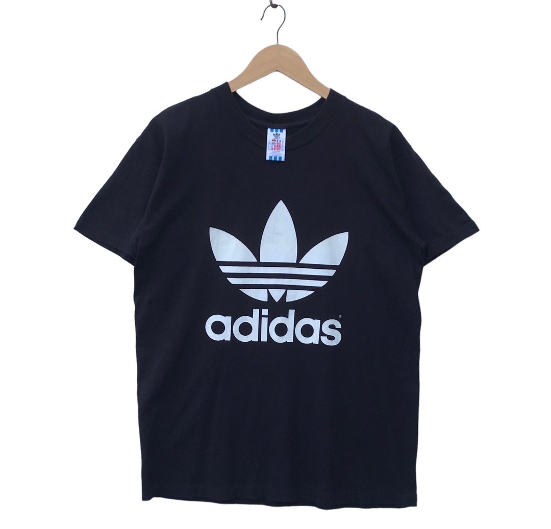 90'S Adidas Logo Print T-Shirt Made in USA Men's M Vintage /eaa448945