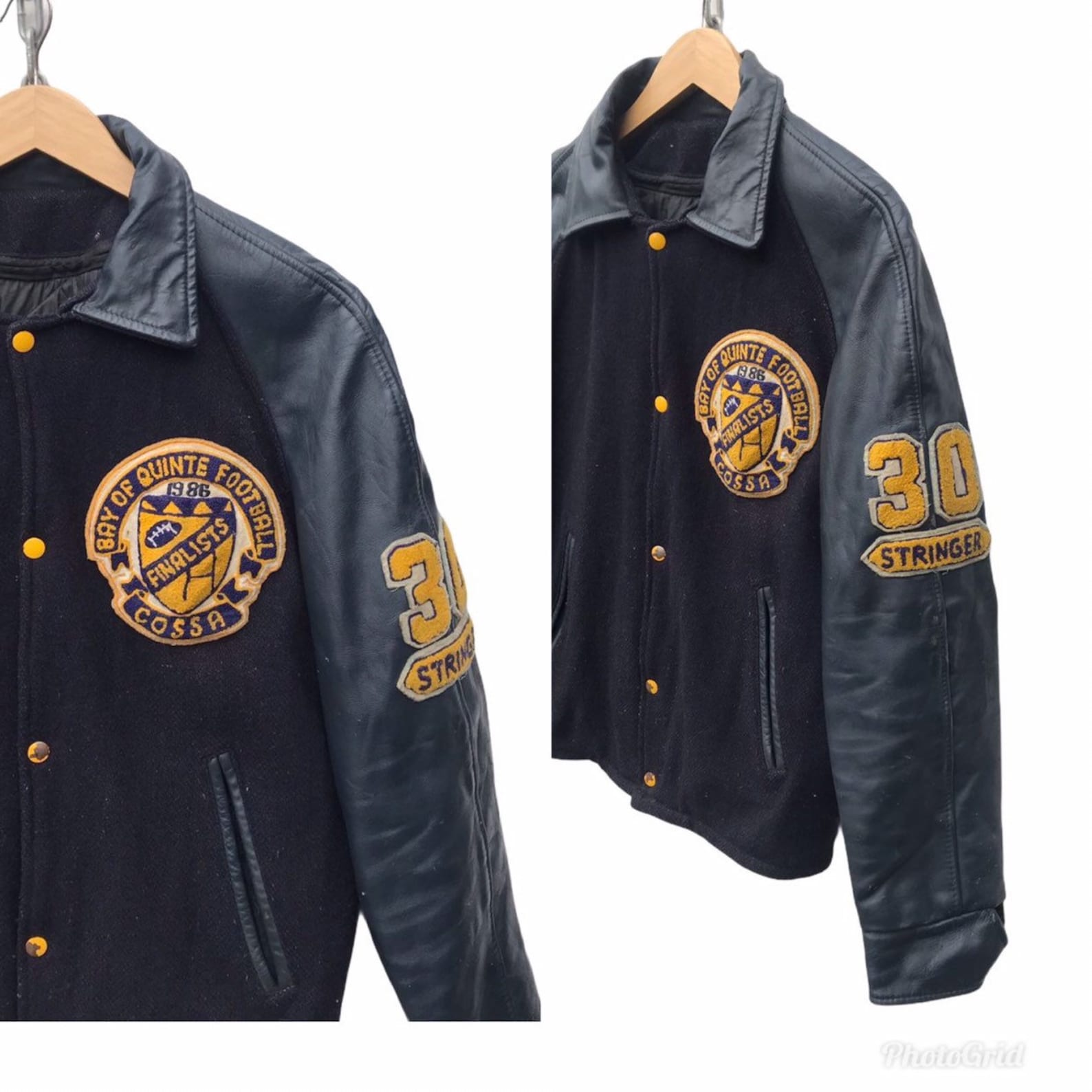 Vintage Football Club Varsity Jacket Sportwear 80s Finalist | Etsy