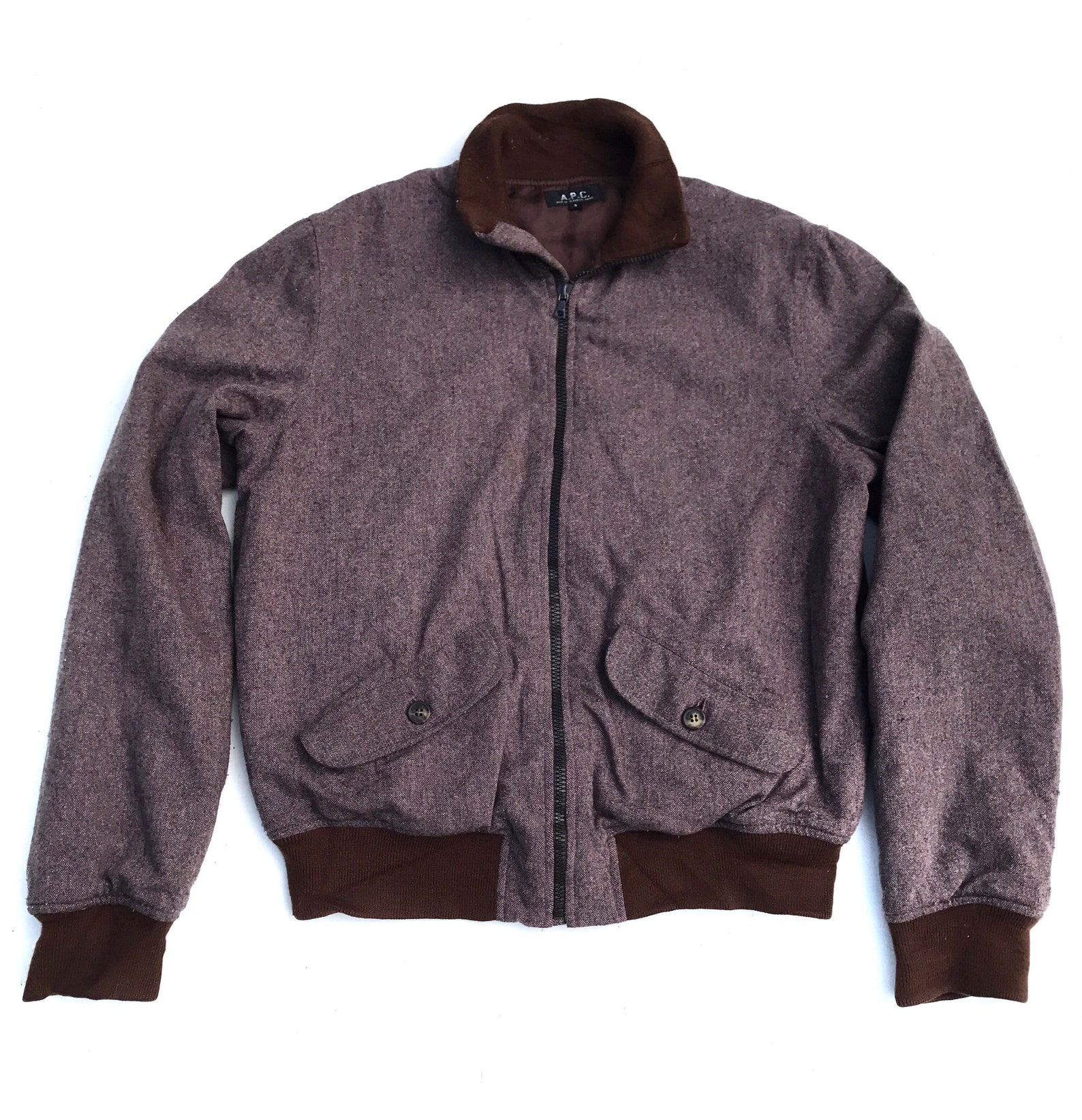 Apc Sweater Jacket Vintage Apc Wool Jacket Homme Paris Etsy