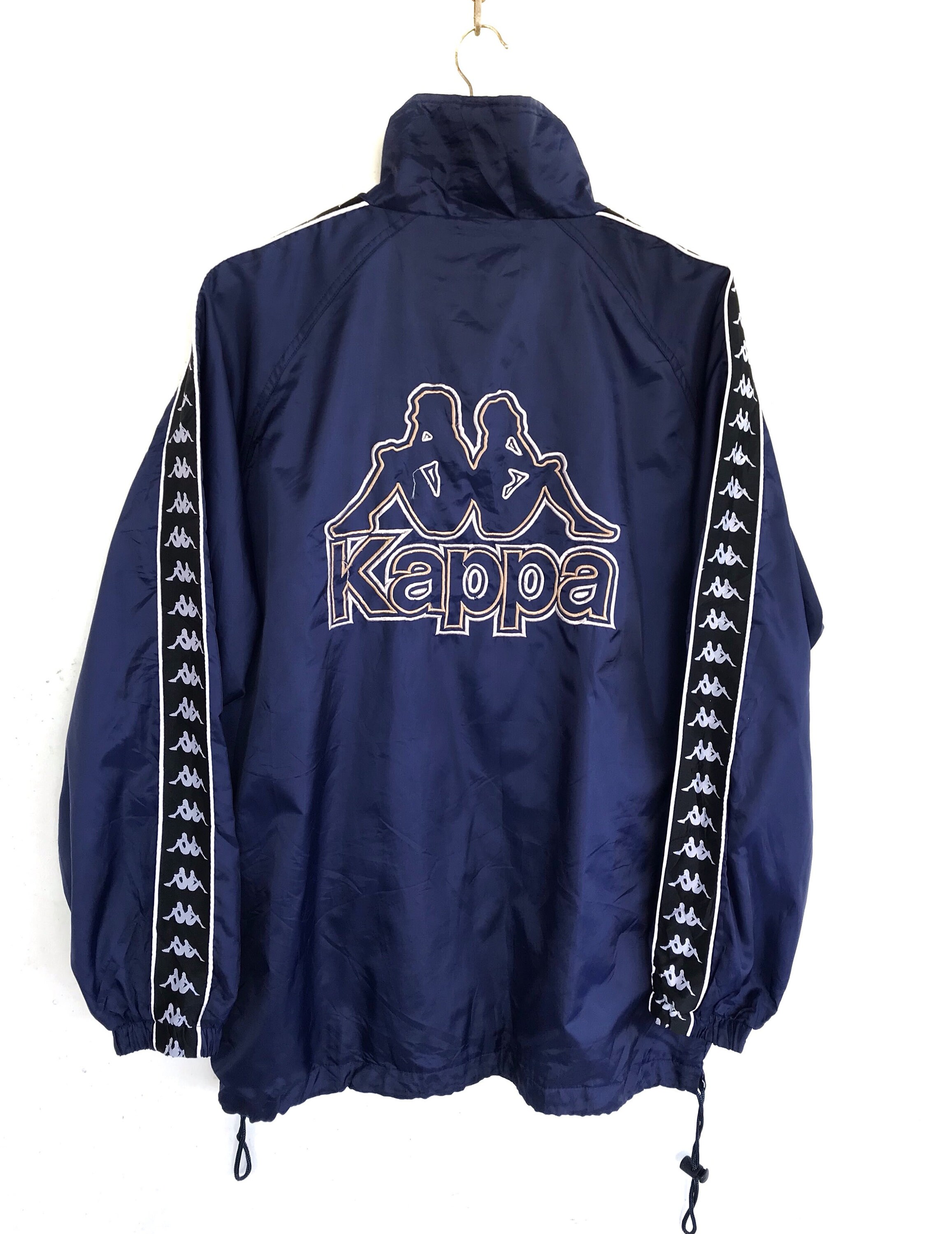 Kappa Windbreaker Kappa Sidetape Light Streetwear Hip Hop Etsy