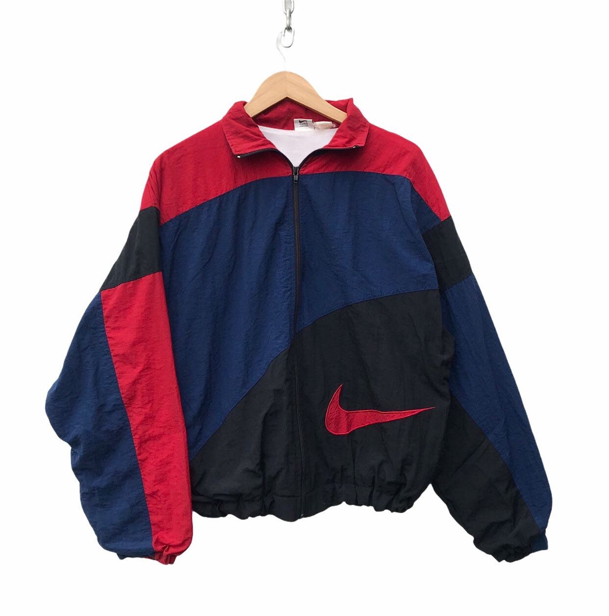 Suéter Nike vintage raro Nike Swoosh Windbreaker Nike Etsy