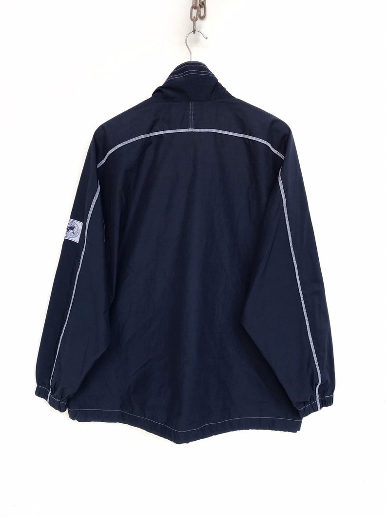 Vintage Sergio Tacchini Light Jacket Vintage Sergio Tacchini Big Logo Sweater Tennis Streetwear Hip Hop Casual Jacket sz L
