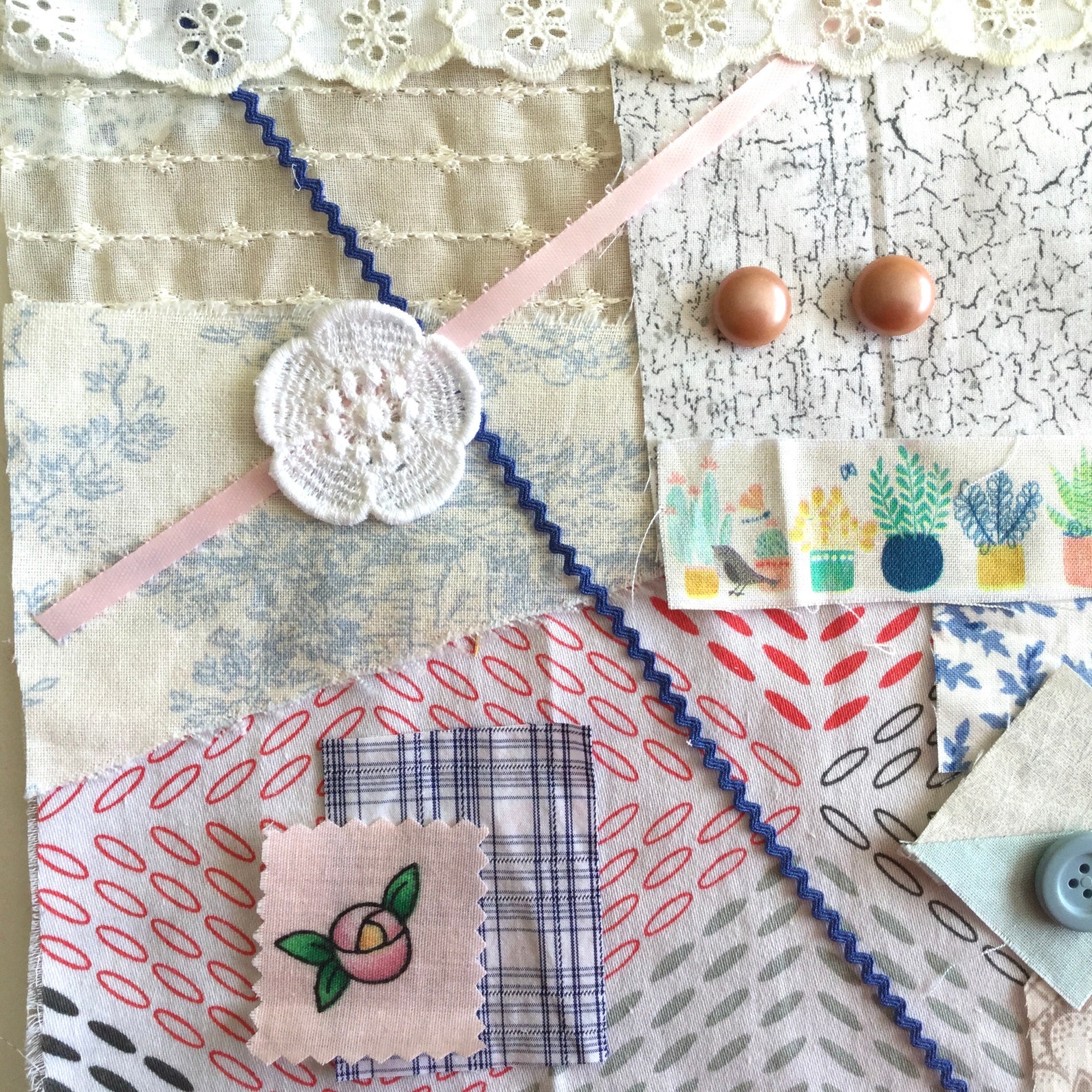 Slow stitch kitHand stitchingEmbroidery practice kitBoro Etsy