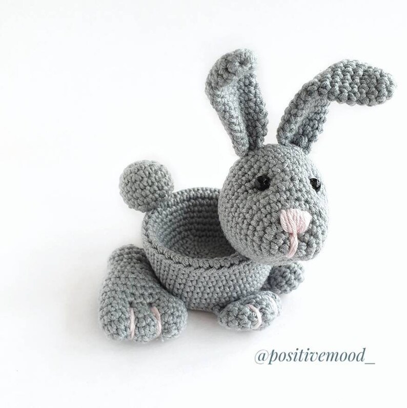 The easy crochet pattern of Easter bunny to make cute spring Etsy