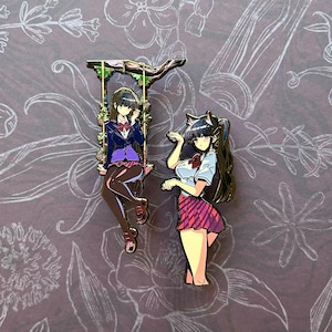 Girlie Can’t Communicate Enamel Pins