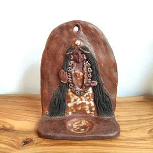 Kali-altare, keramisk gudinnahelgedom, ljusstake, väggdekor, tillverkad på beställning