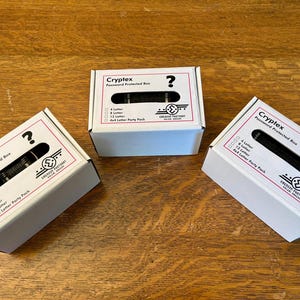 Cryptex- Password Protected Box! Gift Box, Jewelry Box, Hidden Storage ...