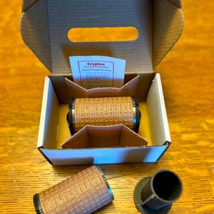 Cryptex- Password Protected Box! Gift Box, Jewelry Box, Hidden Storage ...