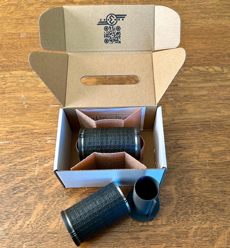 Cryptex- Password Protected Box! Gift Box, Jewelry Box, Hidden Storage ...