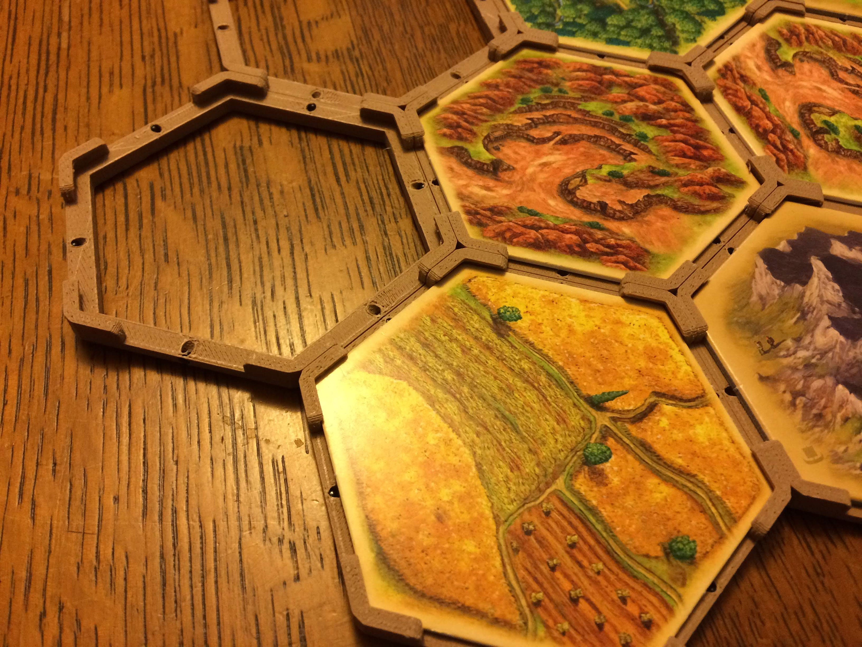 Board Games Games & Puzzles Snapin conversion kit for hexbased games like Settlers