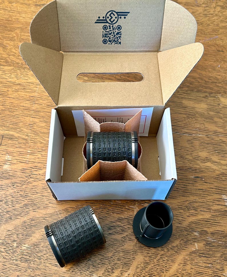 Cryptex- Password Protected Box! Gift Box, Jewelry Box, Hidden Storage ...