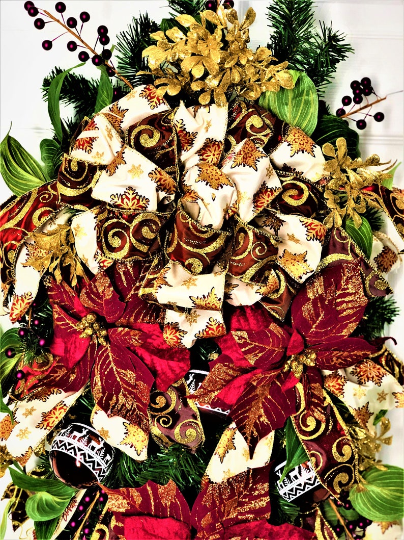 Home Decor Front Door Wreath Outside Wreath Wreath Christmas Wreath Evergreen Wreath Swag Hostess Gift Christmas Door Decoration