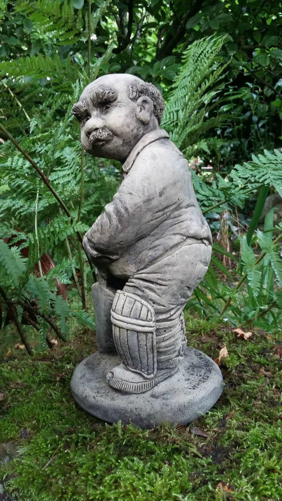 Reconstituted Stone Cricketer Batsman Statue Etsy UK