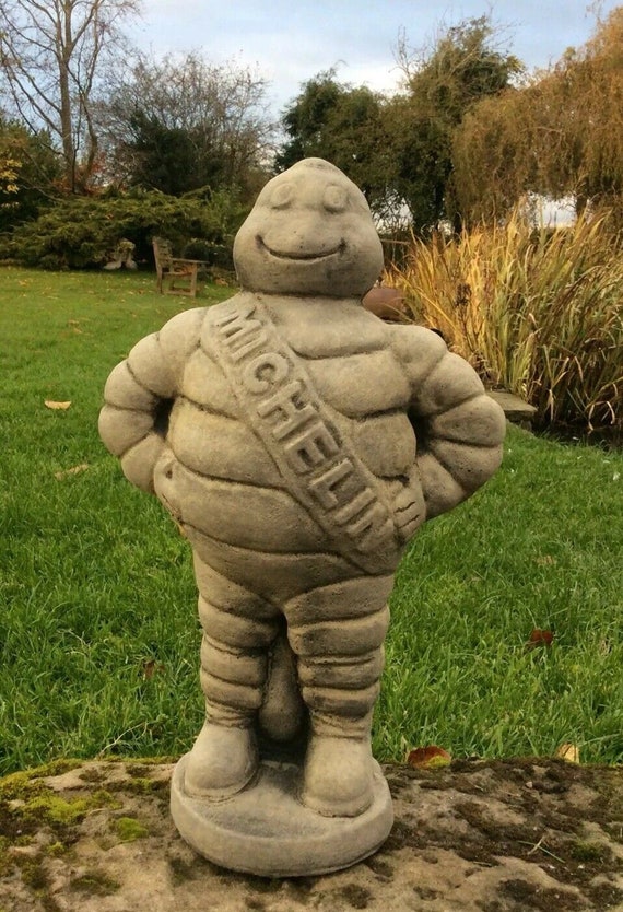 Reconstituted Stone Michelin Man bibendum Ornament 