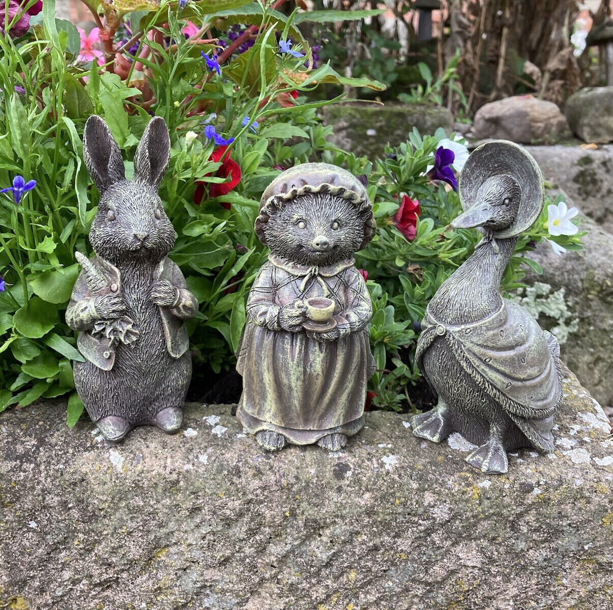 Resin Set of 3 Mini Beatrix Potter Ornaments - Etsy