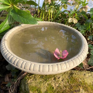 Reconstituted Stone Bird Bath Top Only