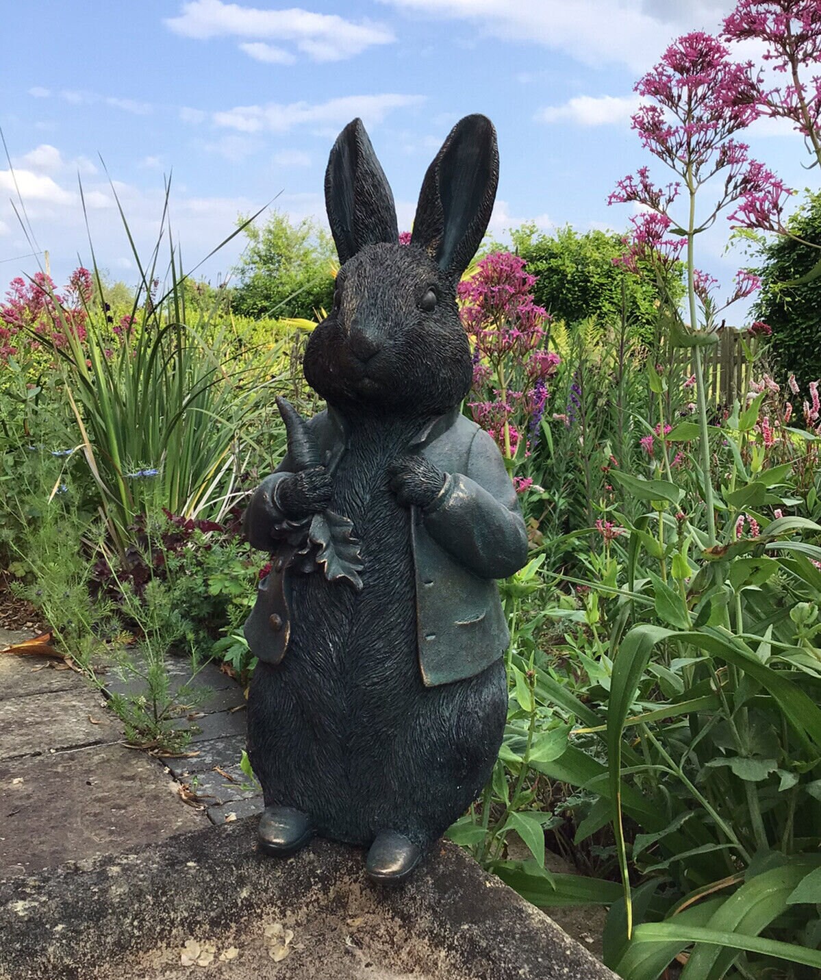 Resin Peter Rabbit Resin Garden Large Peter Rabbit Ornament - Etsy UK