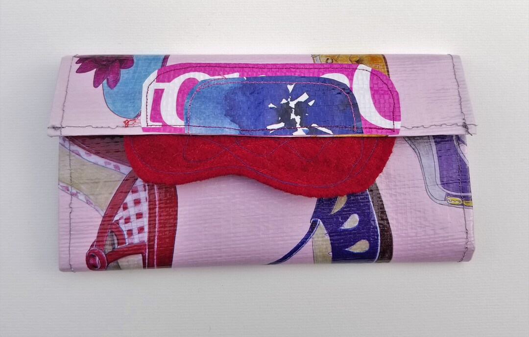 Wallet Recycled Wallet Recycled Shopping Bag Wallet Gift for Anyone