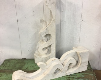 Large Wood Corbels Etsy