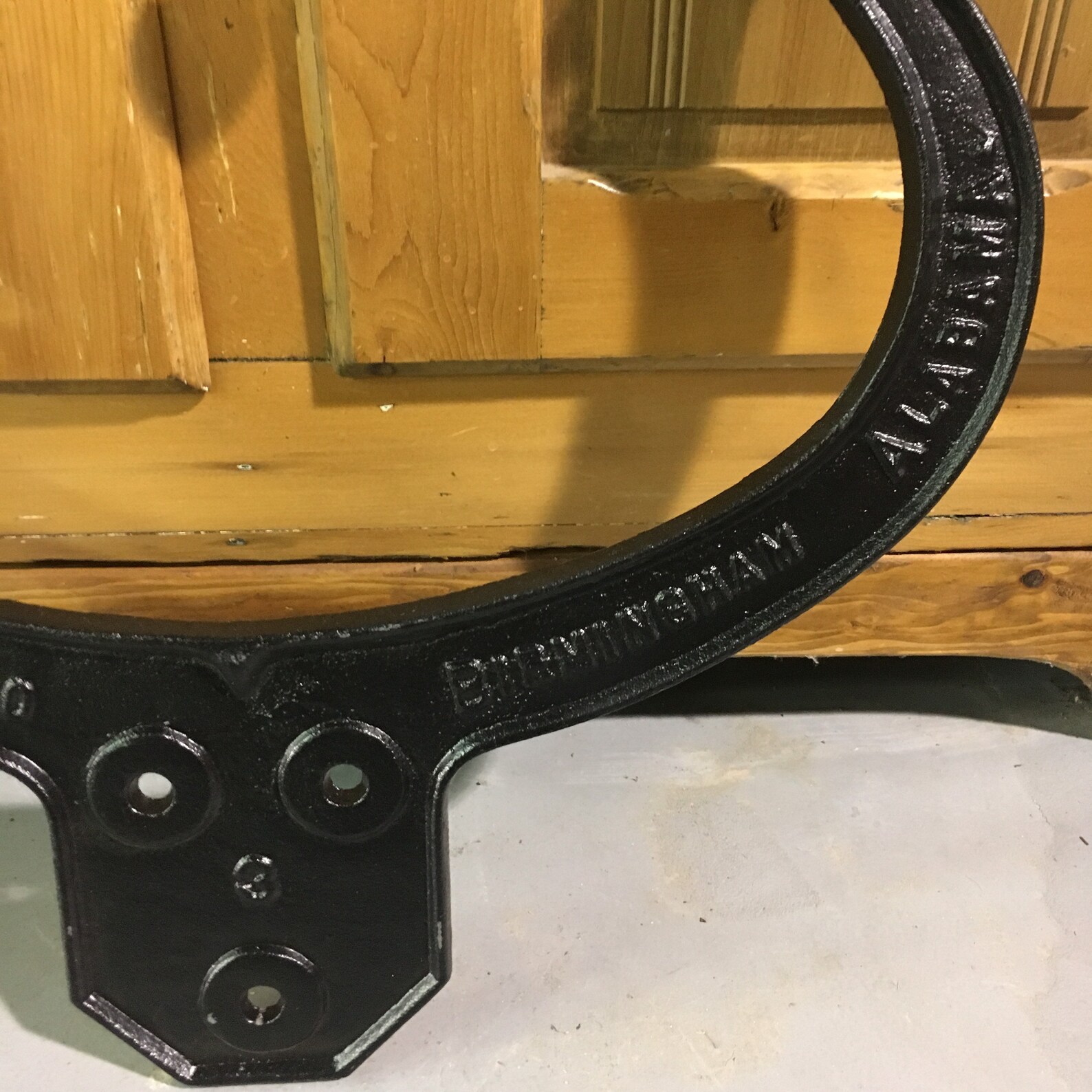 No3 Cast Iron Bell Yoke American Casting Co Birmingham AL Etsy