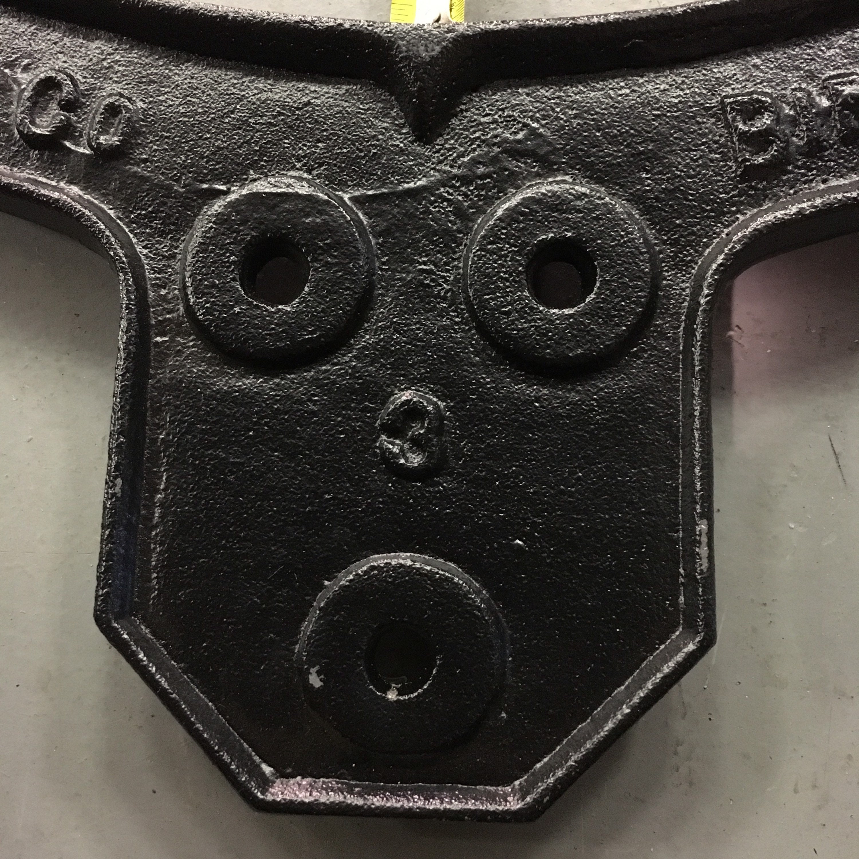 No3 Cast Iron Bell Yoke American Casting Co Birmingham AL Etsy