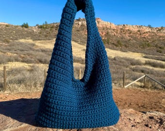 Crochet Hobo Bag Pattern: Structured Tote (PDF Pattern)