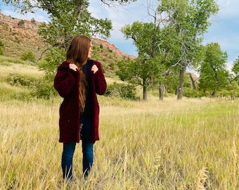 Mountain Maple Cardigan - CROCHET PATTERN