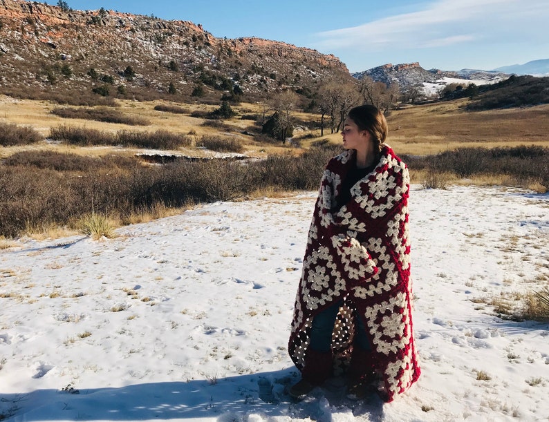 CROCHET PATTERN 25 Days Of Christmas Blanket