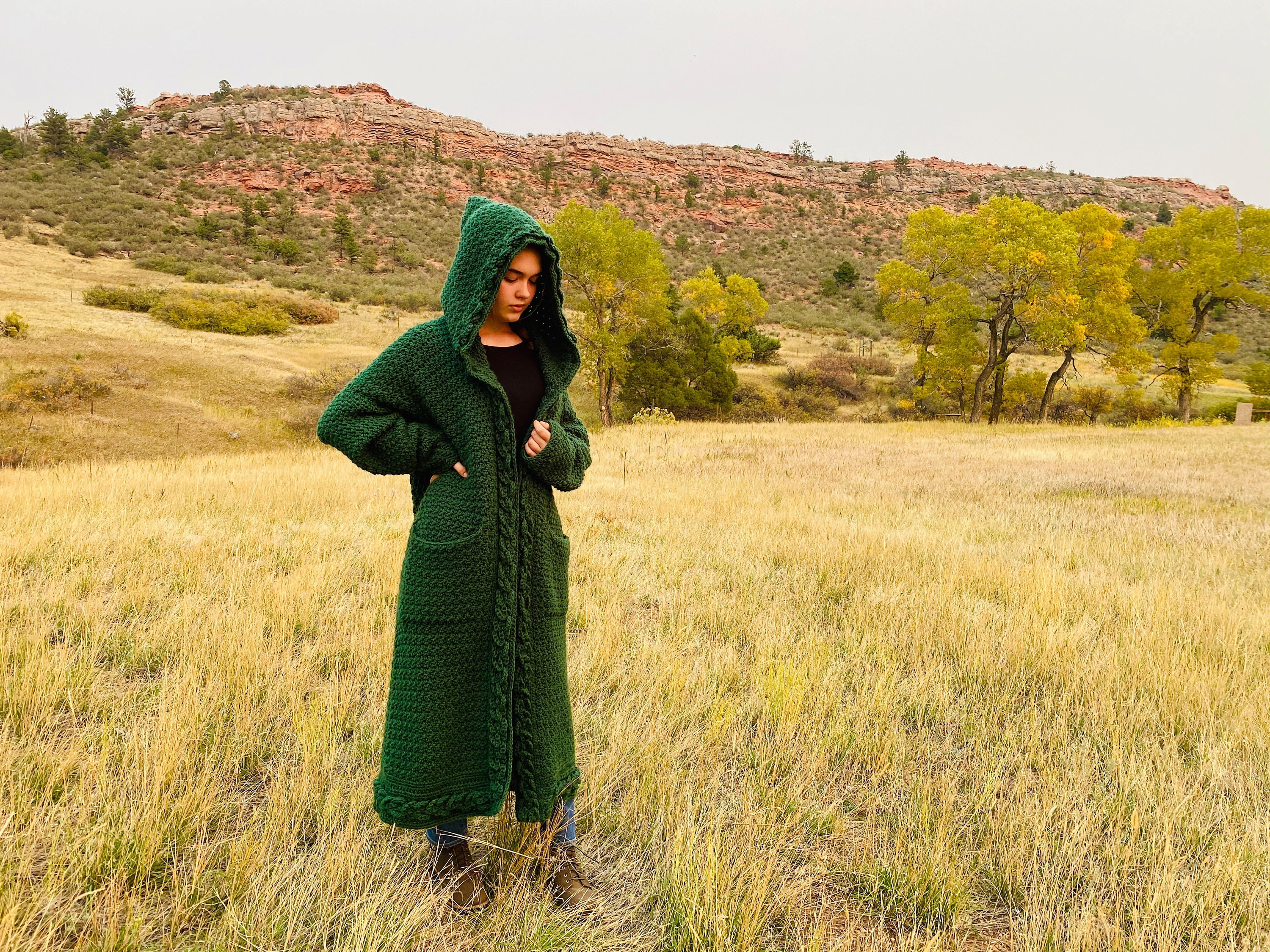 Green Groves Cardigan - Crochet Pattern - Etsy